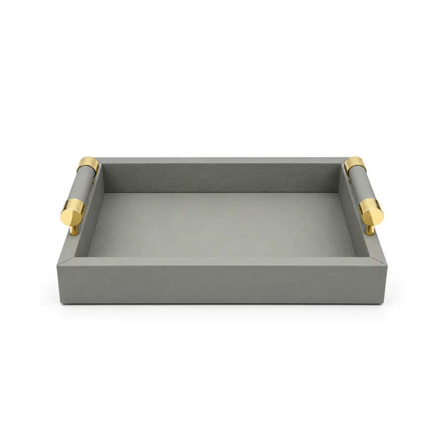 Faux Leather Decorative Tray Collection