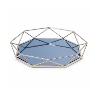 Multi Finish Decorative Jewelry Storage Tray