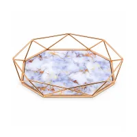 Multi Finish Decorative Jewelry Storage Tray