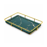 Faux Marble Surface Vanity  Tray