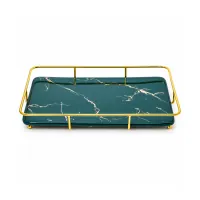 Faux Marble Surface Vanity  Tray