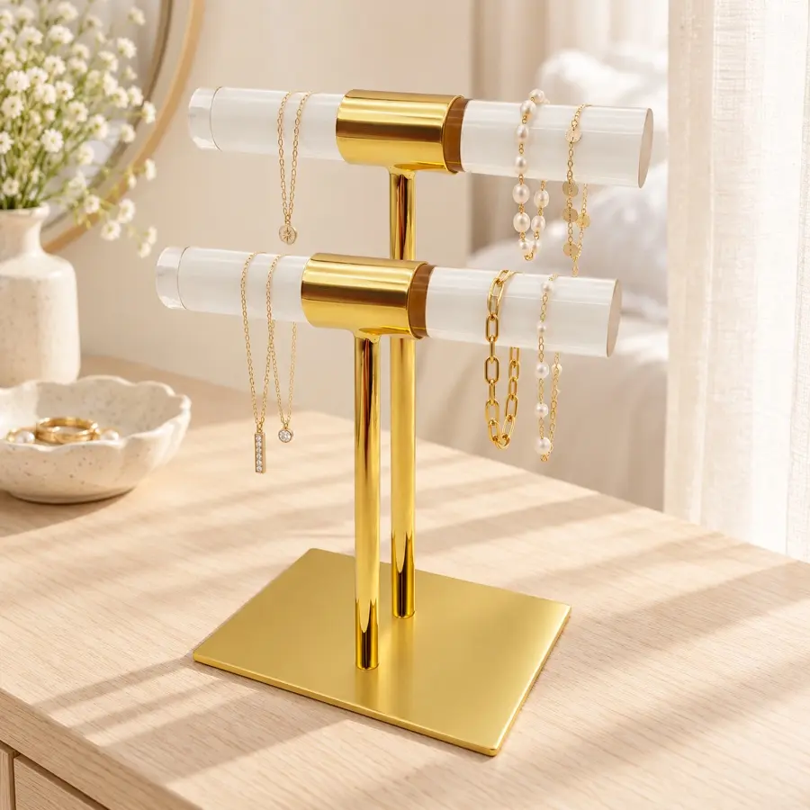 Jewelry Stands in a home setting