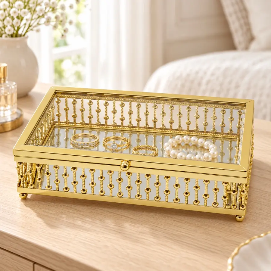 Jewelry Boxes in a home setting