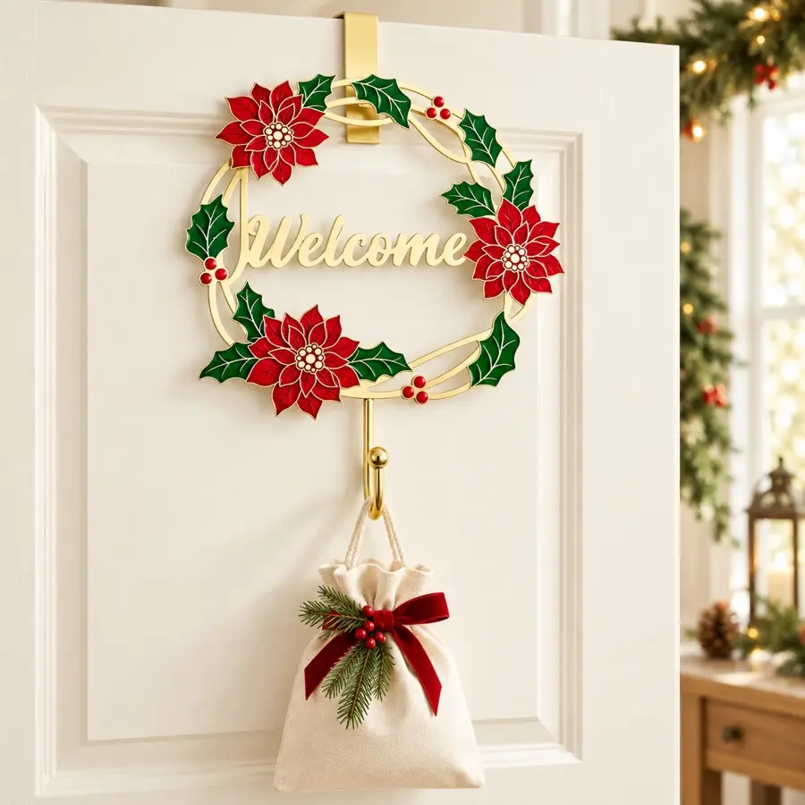 Decorative Wall Hooks in a home setting